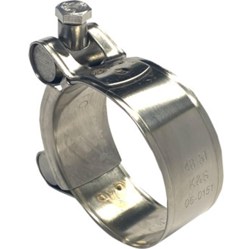 K&S STAINLESS STEEL CLAMP 1.88'-2.00' / 48-51MM