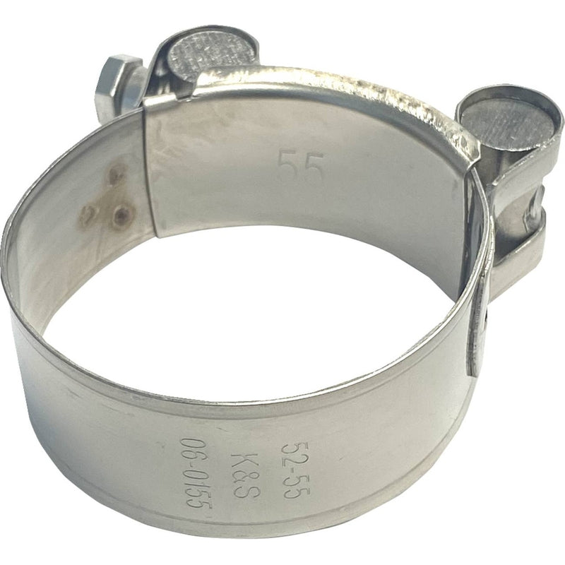 K&S STAINLESS STEEL CLAMP 2.04'-2.16' / 52-55MM