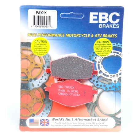 EBC FA101X Brake PAD Ft/rr