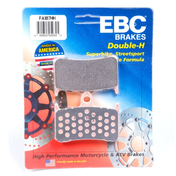 EBC Double-H Superbike Brake Pad - FA187HH EBC BRAKE