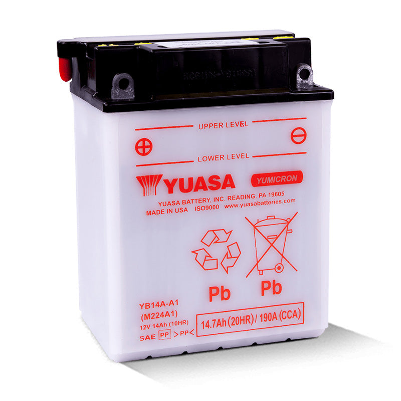 Yuasa YB14A-A1 YUMICRON 12V BATTERY