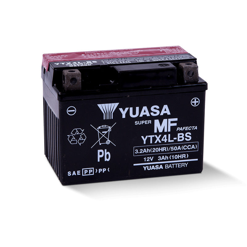 Yuasa YTX4L-BS MAINTENANCE FREE 12V BATTERY