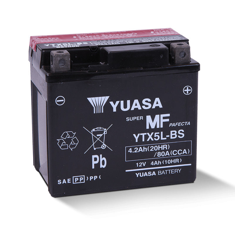 Yuasa YTX5L-BS MAINTENANCE FREE 12V BATTERY