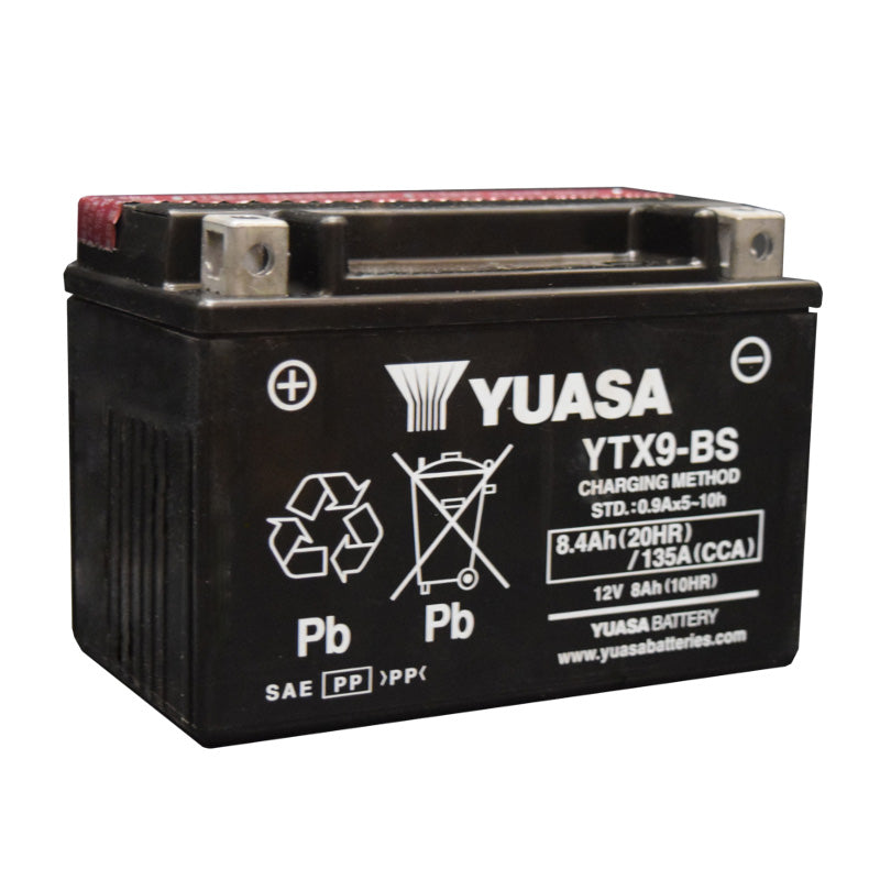 Yuasa YTX9-BS MAINTENANCE FREE 12V BATTERY