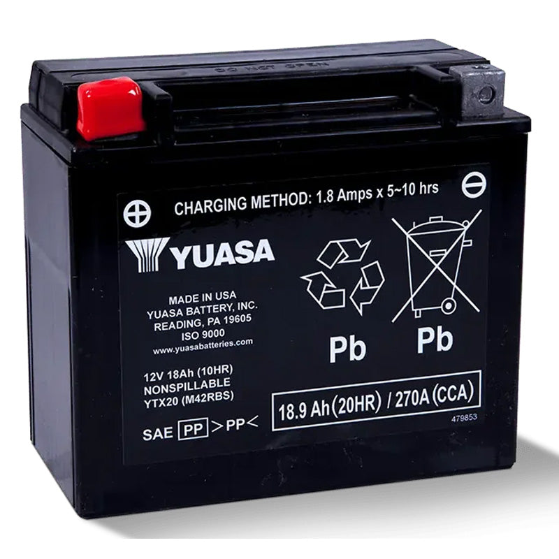 Yuasa YTX20 HIGH PERFORMANCE 12V BATTERY