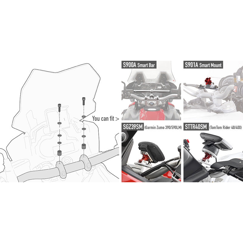 GIVI S900A/S901A MOUNTING KIT
