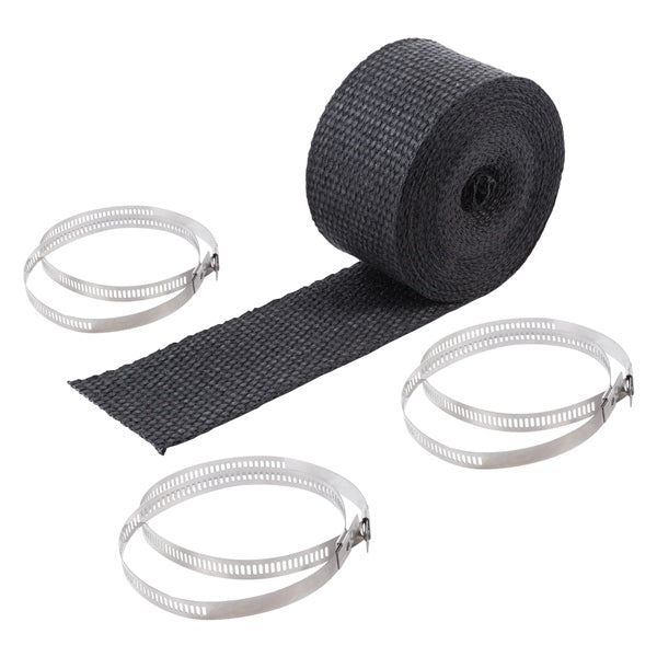 DEI Pipe Wrap W/locking TIE KIT 2" X 25 BK