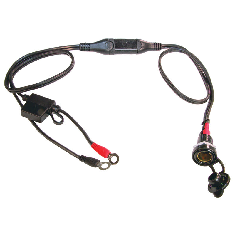 Tecmate CABLE SAE - 1/4"/M6 & SAE - DIN SOCKET BLACK