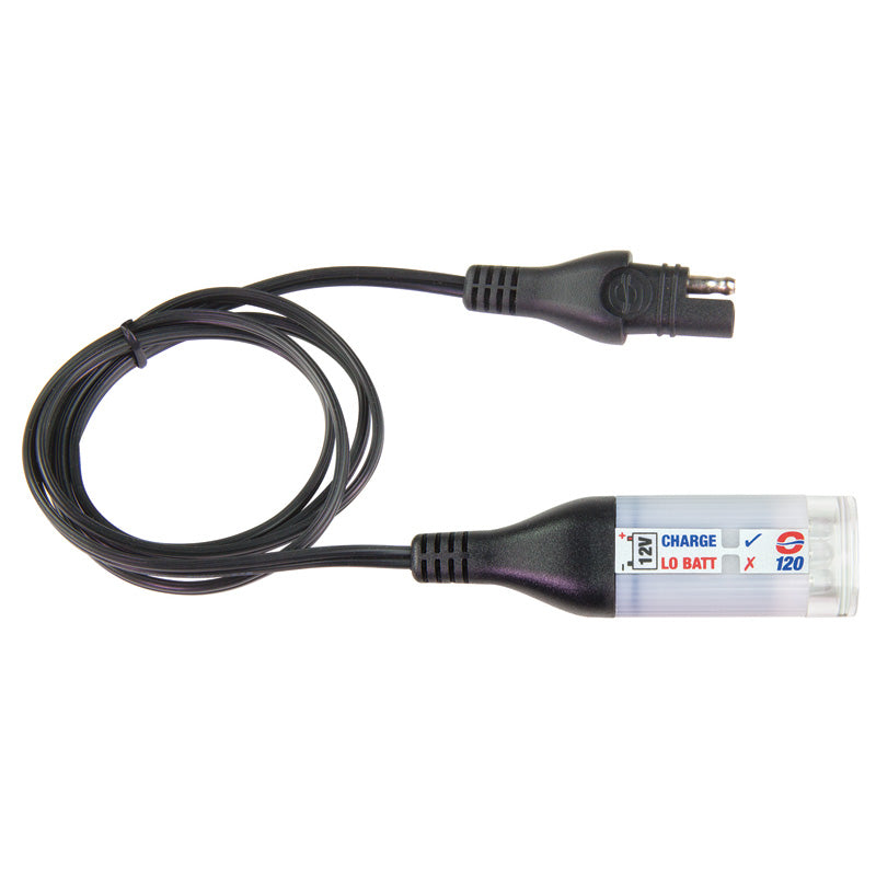 Tecmate BATTERY TESTER SAE & 6-LED FLASHLIGHT