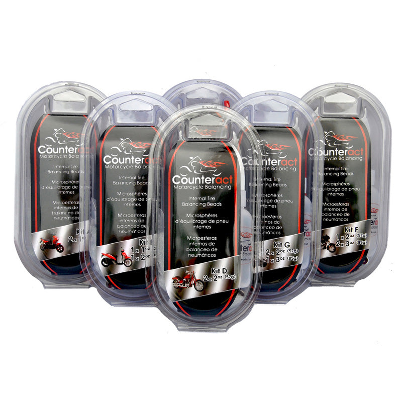 Counteract INTERNAL TIRE BALANCING BEADS - MOTORCYCLE 1OZ/1OZ
