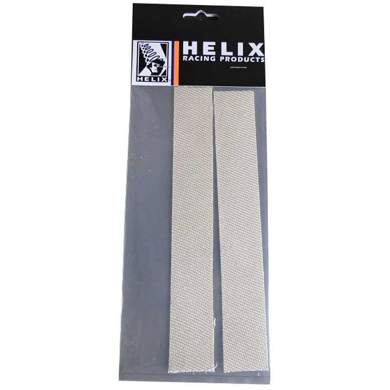 Helix HIGH TEMP SILICA TAPE WITH ADHESIVE 1" X 8" 2PCS