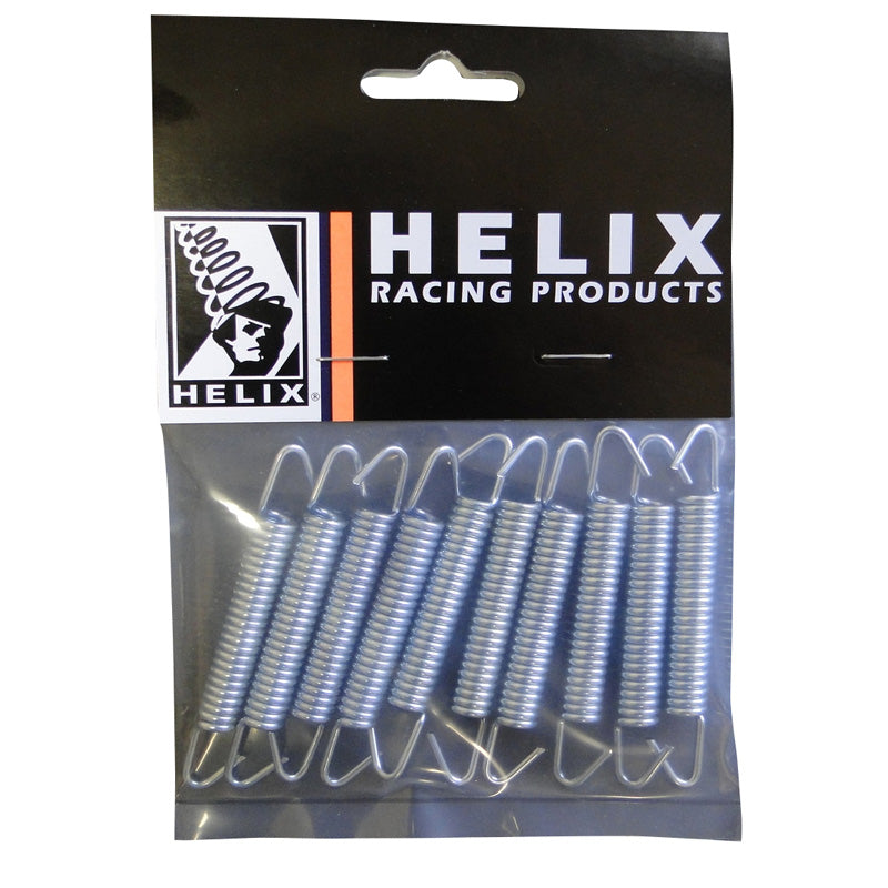 Helix ZINC PLATE EXHAUST SPRINGS 70MM 2PCS