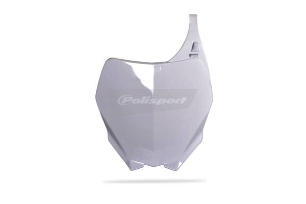 Polisport Number Plate - NUMBER PLATE YZ125 / 250 /  WHITE