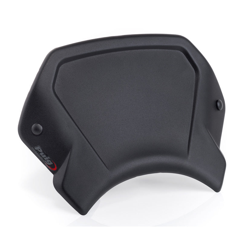 Puig ALUMINUM FRONT PLATE UNIVERSAL LIGHTHOUSE MATTE BLACK