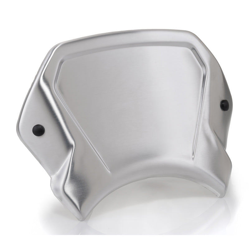 Puig ALUMINUM FRONT PLATE UNIVERSAL LIGHTHOUSE SILVER