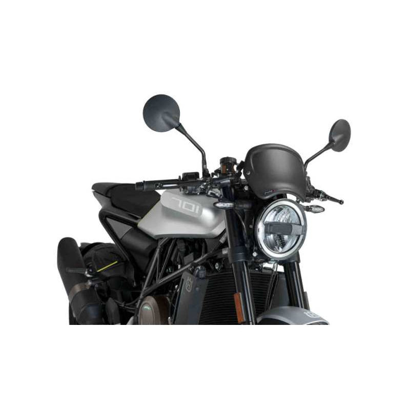 Puig ABS FR PLATE UNIVERSAL MATTE BLACK