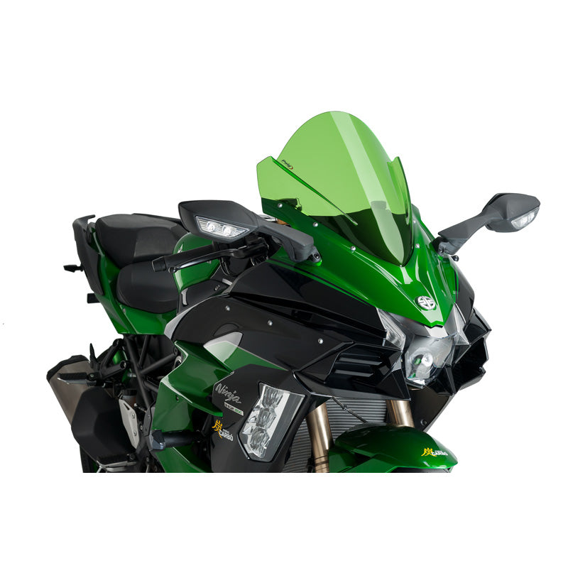 Puig Z-RACING SCREEN (KAWASAKI) GREEN