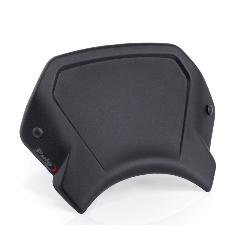 Puig ALUMINUM FRONT PLATE (DUCATI) SCRAMBLER BLACK