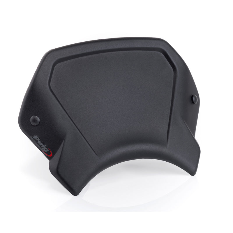 Puig ALUMINIUM FRONTAL PLATE FOR MOTORCYCLE (YAMAHA) BLACK