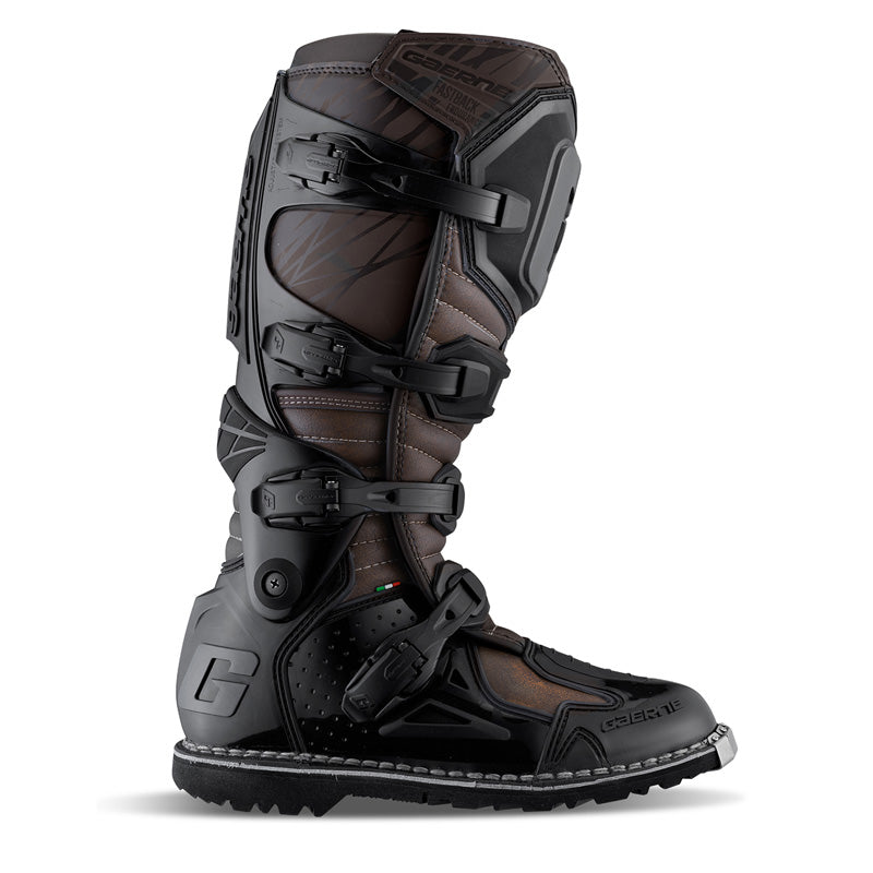 Gaerne FASTBACK ENDURANCE MX BOOTS - BLACK/MAROON: