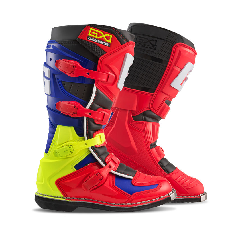 Gaerne GX-1 MX BOOTS - Red/Multi