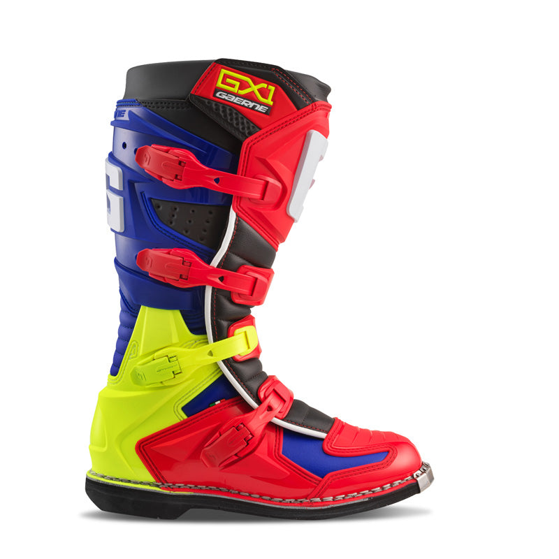 Gaerne GX-1 MX BOOTS - Red/Multi