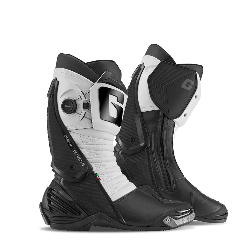 Gaerne GP1 LS BOOTS - BLACK/WHITE -