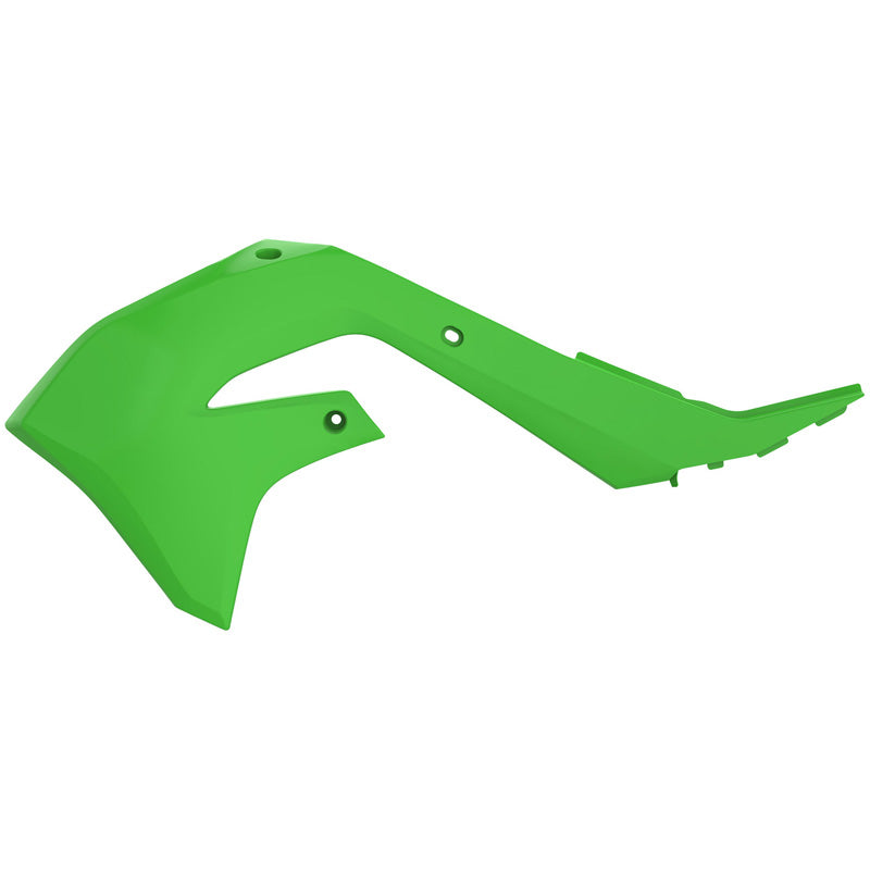 Polisport RADIATOR SCOOP KAWASAKI (GREEN)