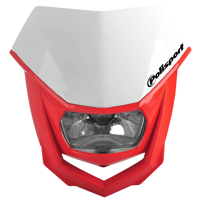 Polisport HALO HEADLIGHT (WHITE/RED)
