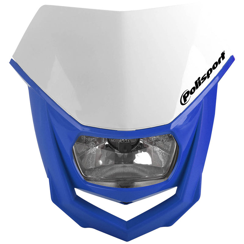 Polisport HALO HEADLIGHT (WHITE/BLUE)
