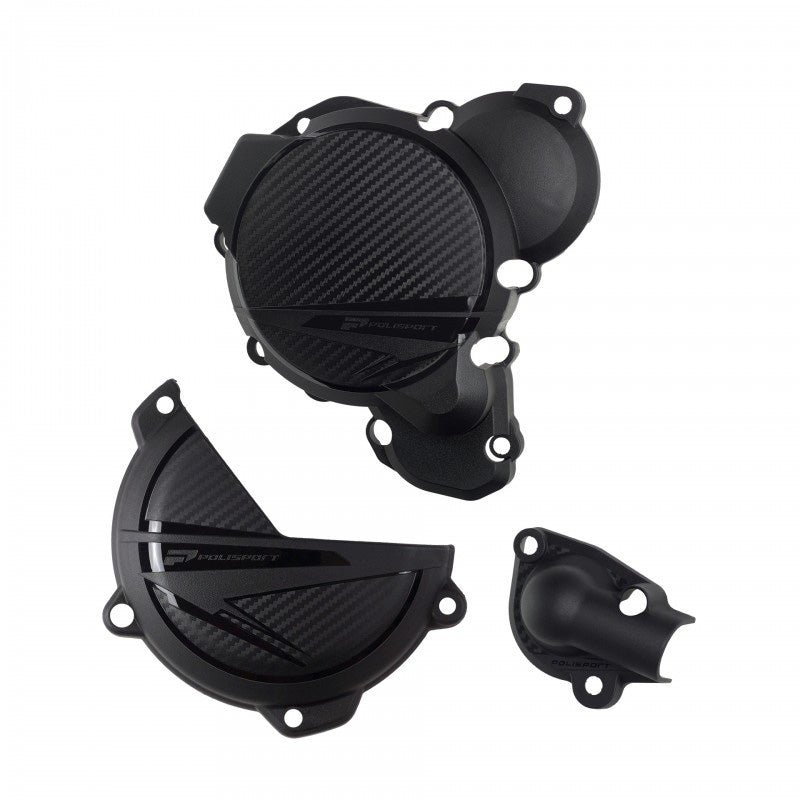 Polisport KIT CLUTCH AND IGNITION COVER KTM BLACK