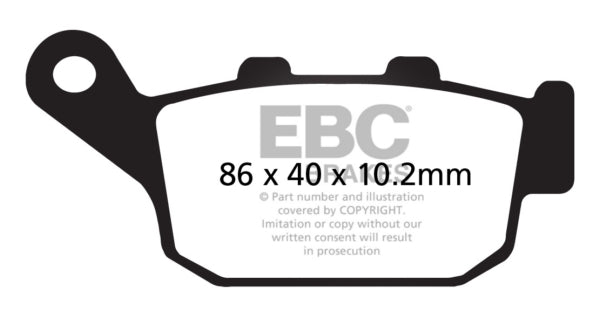 EBC FA140V Brake PAD RR