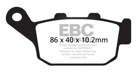 EBC FA140V Brake PAD RR