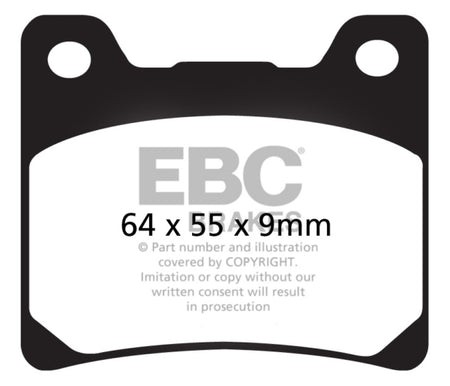 EBC FA88V Brake PAD Ft/rr