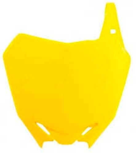 Polisport Number Plate - NUMBER PLATE SUZUKI YELLOW