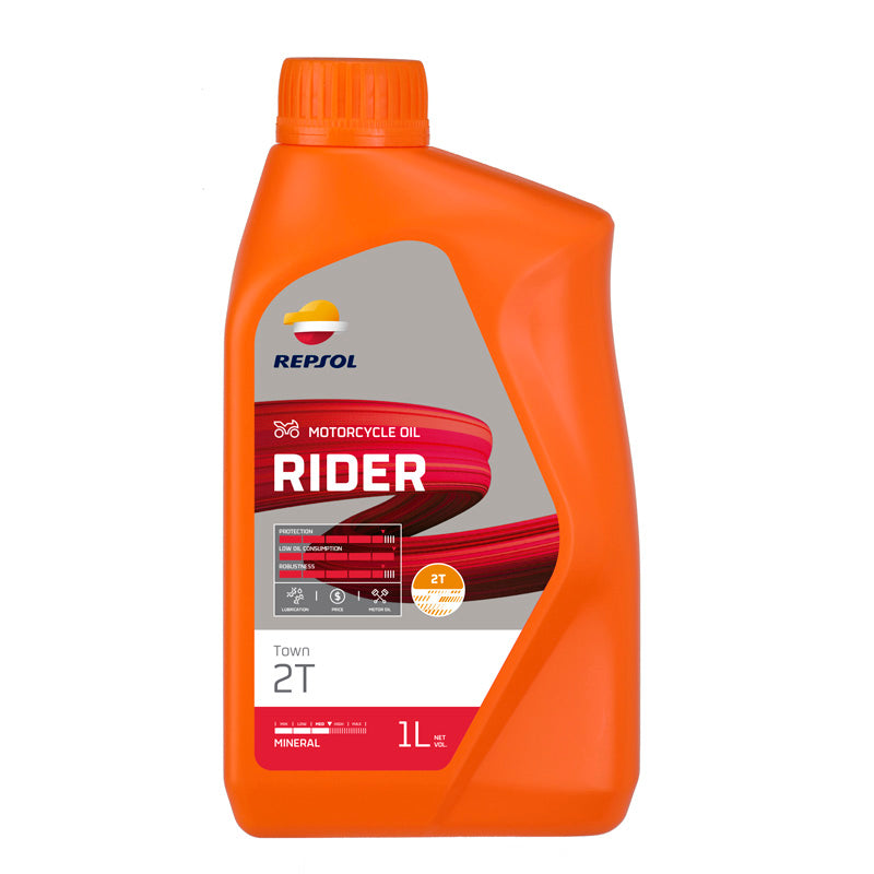Repsol MINERAL 2T ENGINE OIL RIDER TOWN (1L)