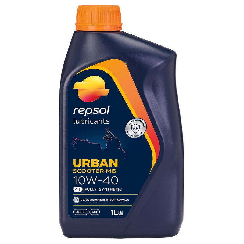 Repsol URBAN MB 4-STROKE SEMI-SYNTHETIC ENGINE_OIL 10W40 (1L)