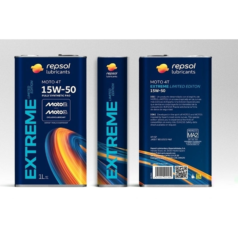Repsol REPSOL ENGINE OIL SYNTHETIC 4-STROKE EXTREME LIMITED EDITION|15W50|1L