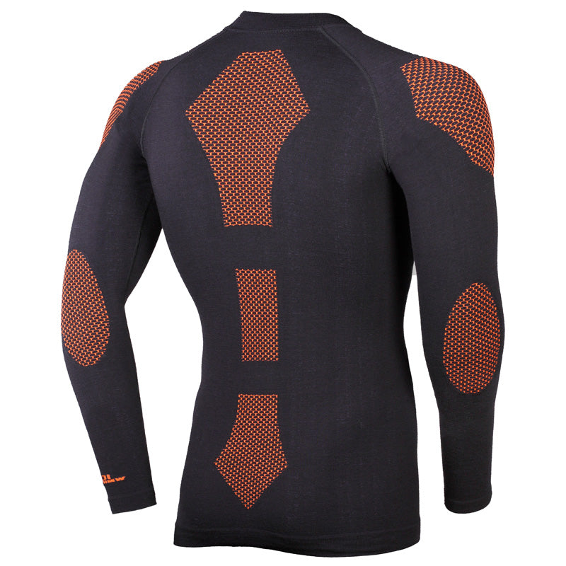 Zypi HMW09 SHIRT - BLACK/ORANGE