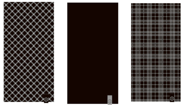 OxfordProducts Comfy Tartan Bk/wh QTY3 Oxford