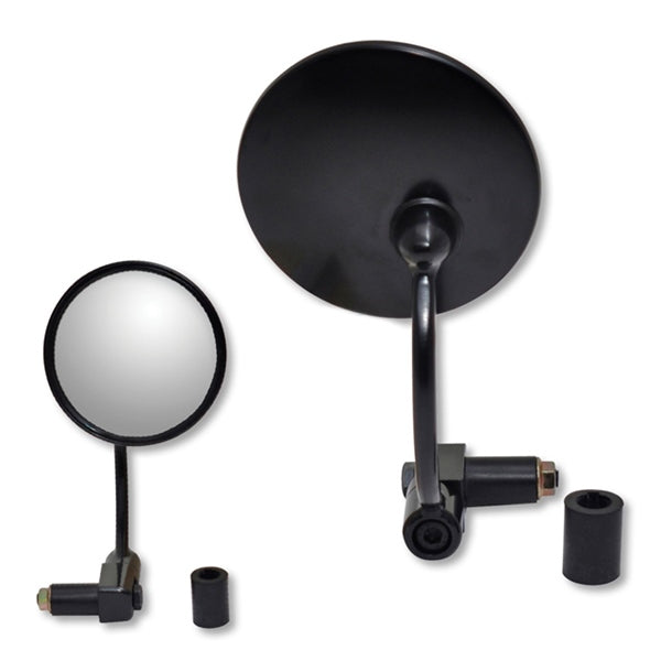 KenSean Bar-end Round Mirror BK MAT