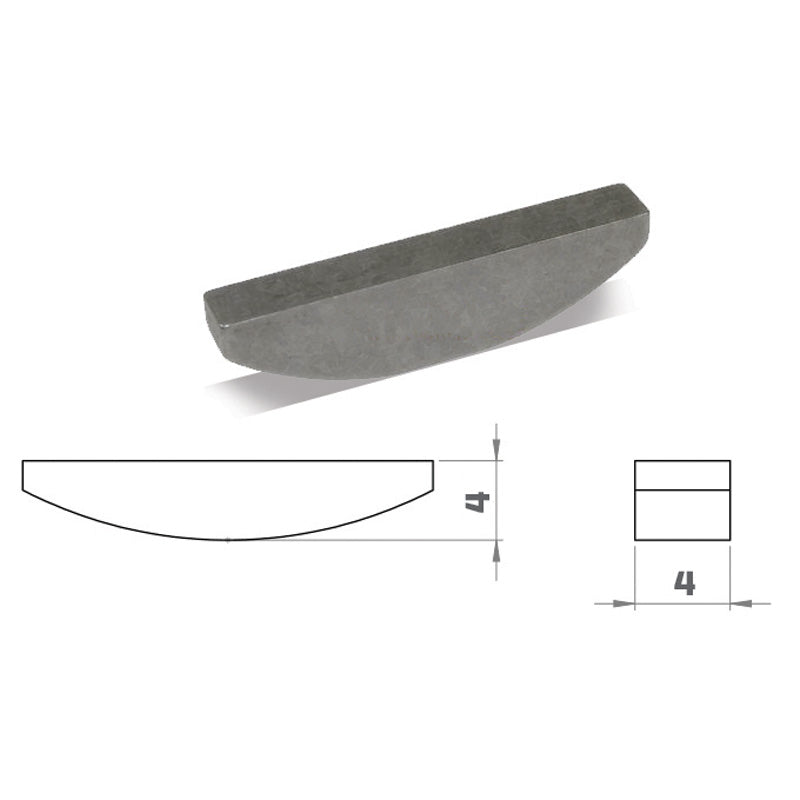 MS24 WOODRUFF KEY - GY6 150
