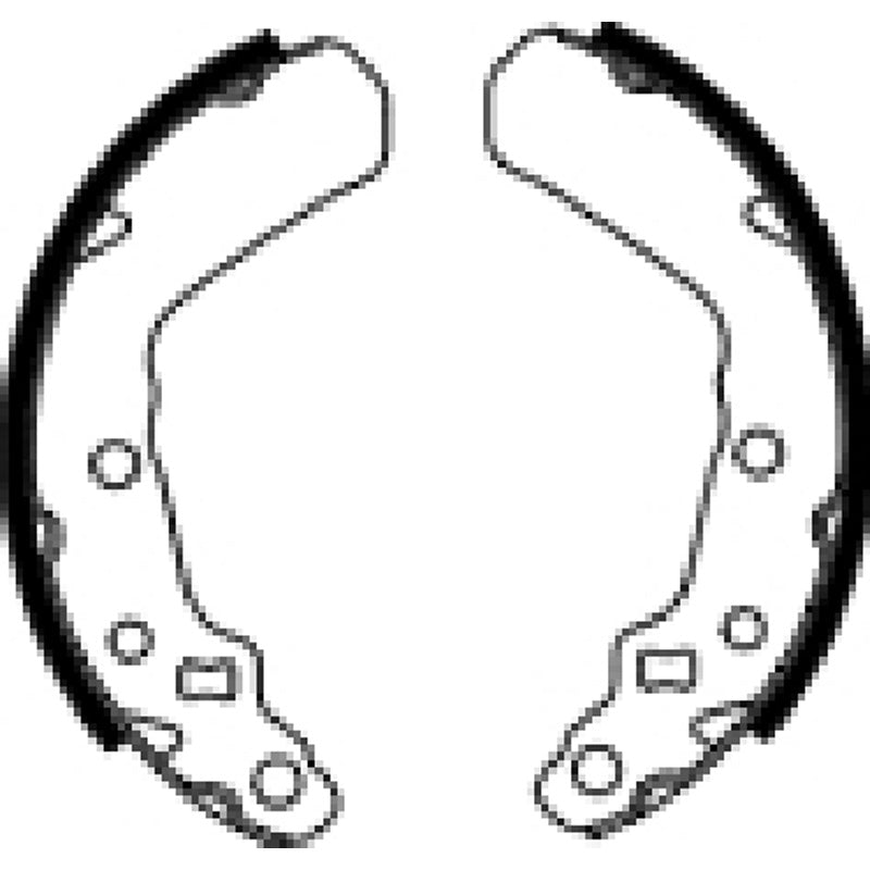 Ferodo BRAKE SHOES 633 FRONT