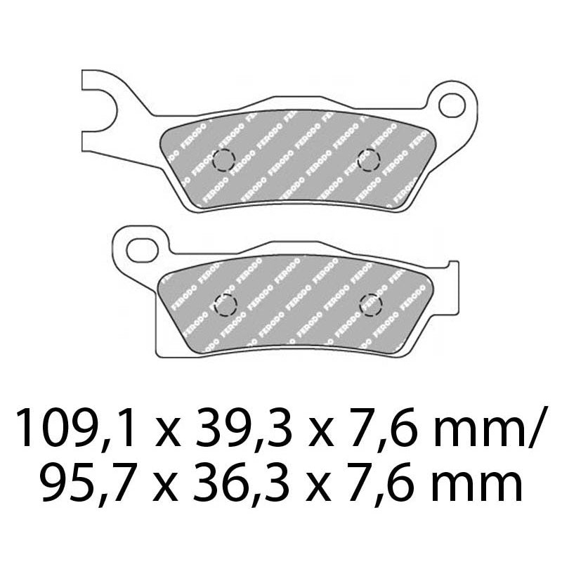 Ferodo BRAKE PADS - SINTERGRIP SERIES - (FA617R)