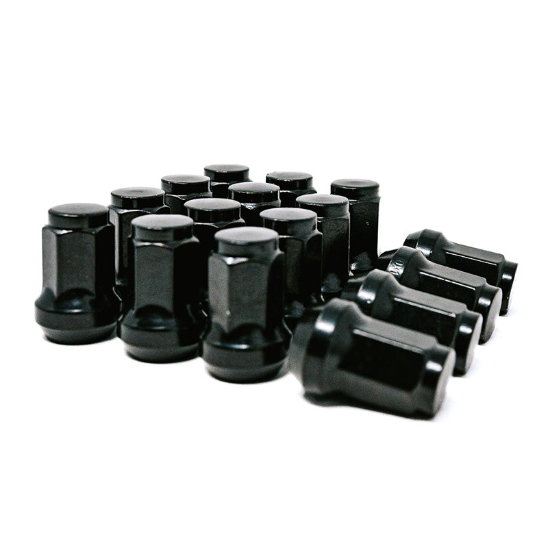 Valor 10X1.25 4 LUG KIT 14MM HEX 1.11" BLACK 16/PCS
