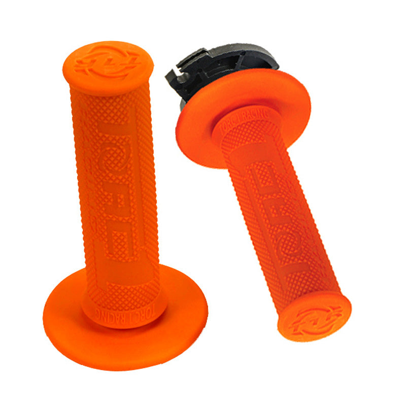 Torc-1 DEFY ENDURO MX LOCK ON GRIPS BLACK / BLUE INCLUDES