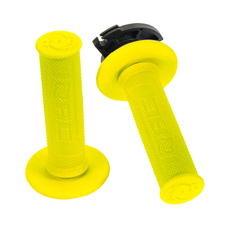 Torc-1 DEFY ENDURO MX LOCK ON GRIPS BLACK / RED INCLUDES
