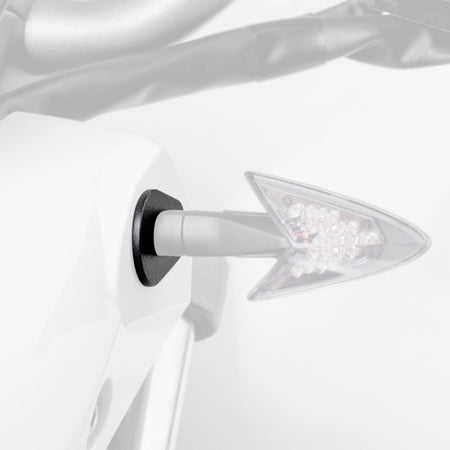 Puig Plate Support Turn Signal SUZ BK
