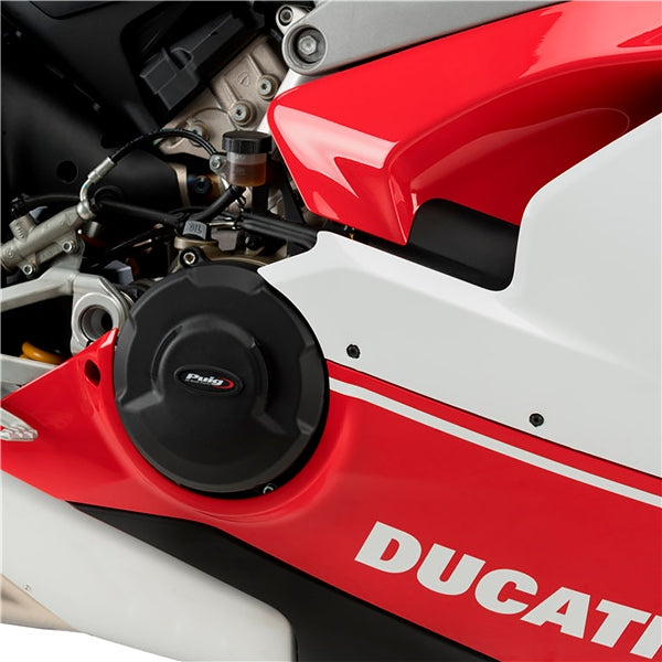 Puig Engine Cover Track BK Ducati