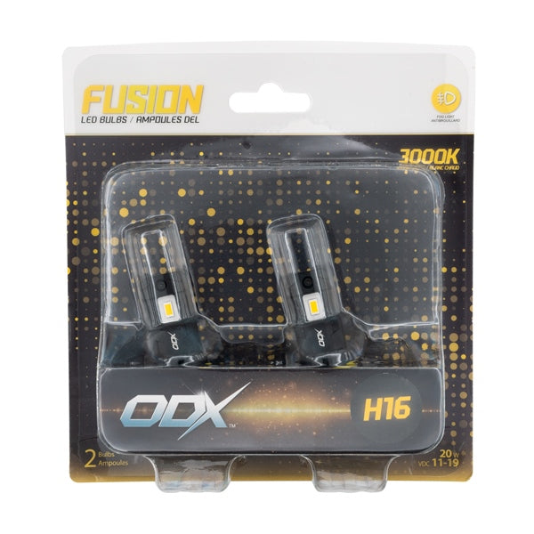 ODX Bulb LED Fusion Series H16 YE QTY2